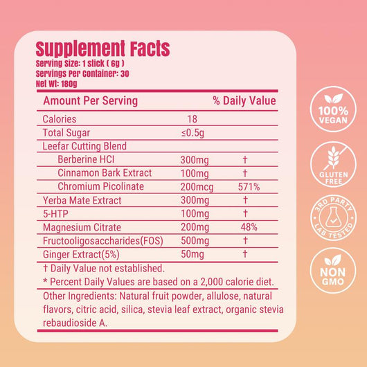 Strawberry Açaí Cutting Mix, Curbs Appetite & Boosts Metabolism (30 Servings)